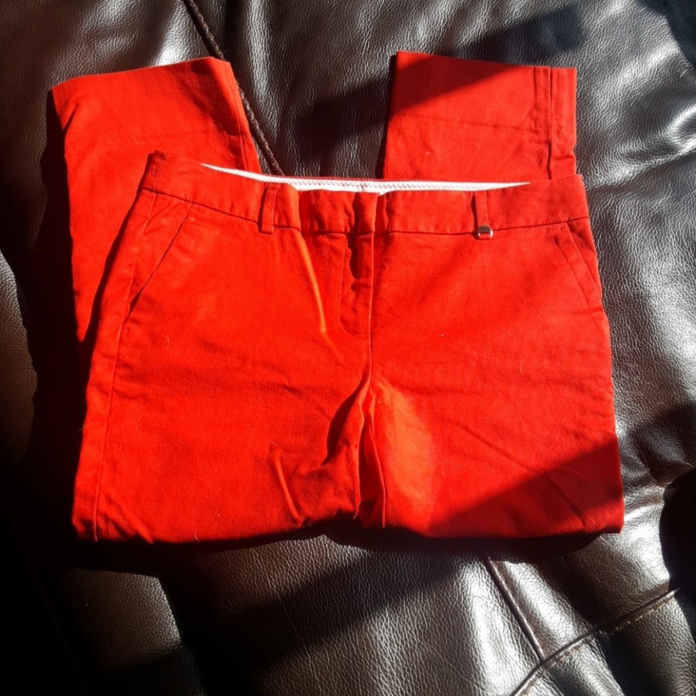 Red size 4 dress Capri pants